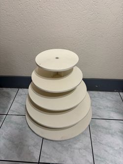 5-Tier Round Cake Stand Display Tower