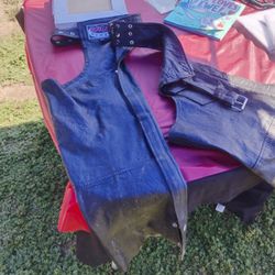 Extra Lrg. Leather Chaps