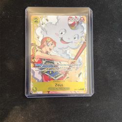 Zeus Alt Art One Piece Card
