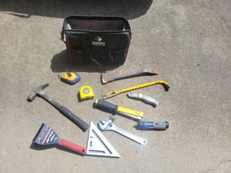 Construction Tool Bag W/ Tools