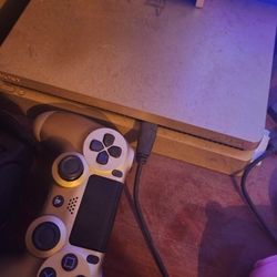 Gold Ps4 Slim With Games