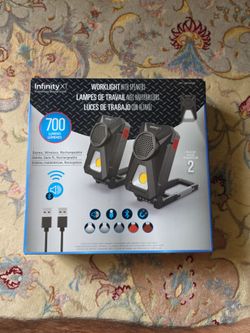 InfinityX1 Worklight with speakers