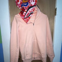 Pink BAPE Full Zip Hoodie (SS19)