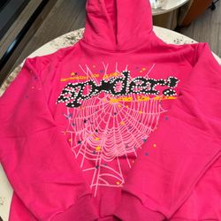 Pink Spider Hoodie 