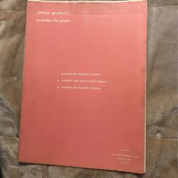 George Gershwin’s Preludes For Piano Sheet Music 