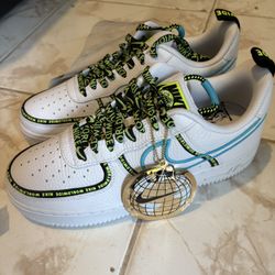 Nike Af1 World Tour Blue Furry Size 9