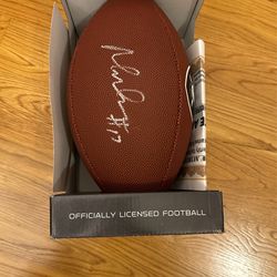 Signed Davante Adam’s Football - Raiders Packers Rams