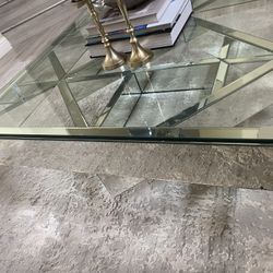 Square Glass Coffee Table