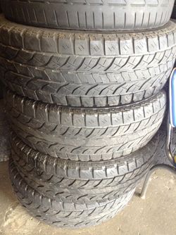 Used tires for sale 265/70/17 $200 all four free installation and balancing