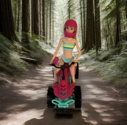Barbie With ATV