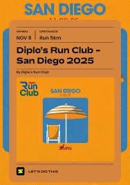 Diplo Run Club San Diego Ticket 