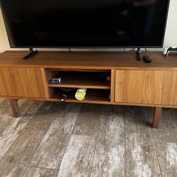 Brown Wooden TV Stand 