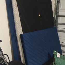 Queen Box Spring + Bed Frame 
