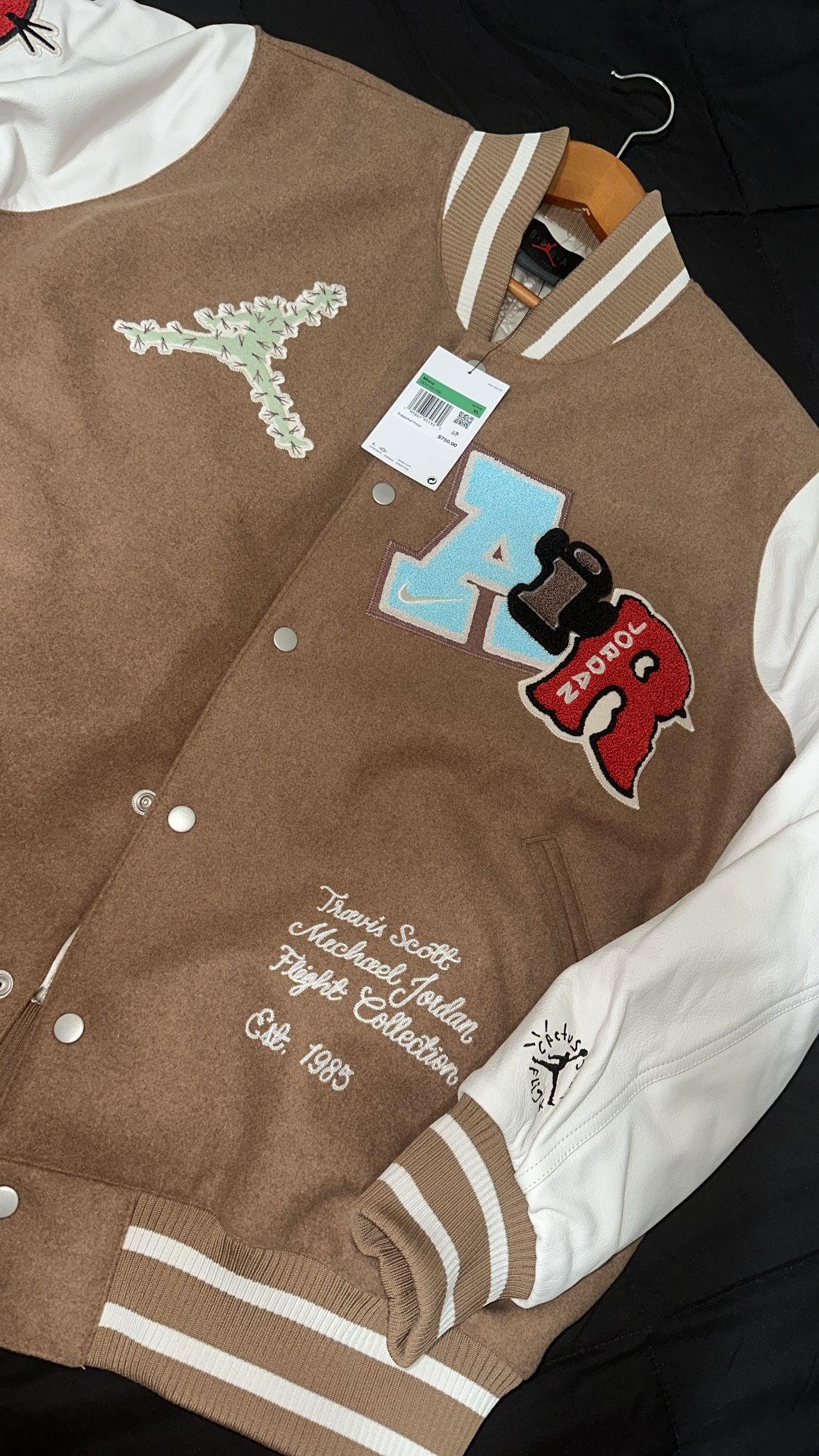 Nike Travis Scott X Michael Jordan Varsity Jacket
