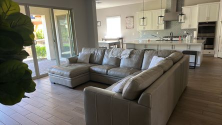 Leather sofa