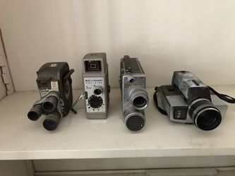 Vintage video cameras