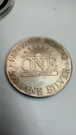 1984 1 Oz Sunshine Mint Silver Eagle Round