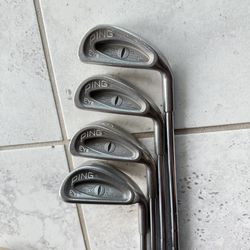 Ping Eye Black Dot 4pc Steel Shaft Iron Golf Club Set 4-6 + SW