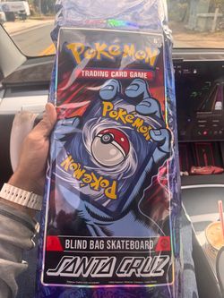 Pokemon X Santa Cruz skateboard blind bag
