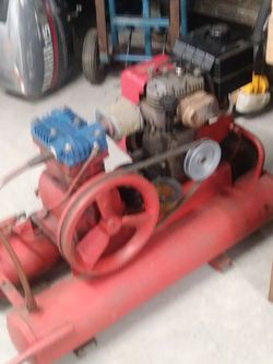 Wheel barrow compressor don't know much about it plan on starting it this weekend