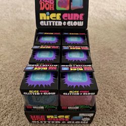 NeeDoh Nice Cube Glitter & Glow