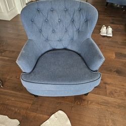Two Fabric Chairs 