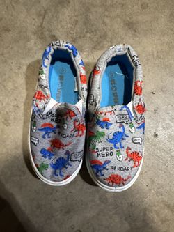 Brand New Dinosaur Slip Ons