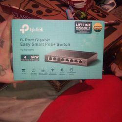Tp-link 8 port Gigabit Easy Switçh  PoE+ Switch 