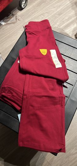 5 pieces Kids Red Cotton Pants with Tags
