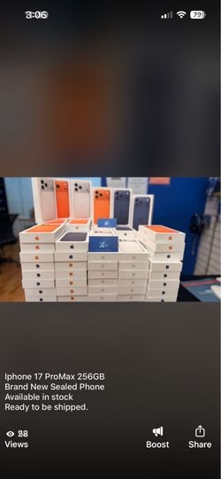 Iphone 17 Promax 256 GB e sim