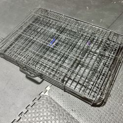 XL Dog Crate – Heavy-Duty Metal, 3 Doors, Foldable