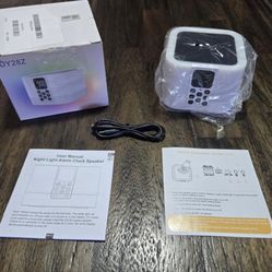 Brand New Touch Nightlight/Bluetooth Speaker/ Alarm Clock / Noise Machine