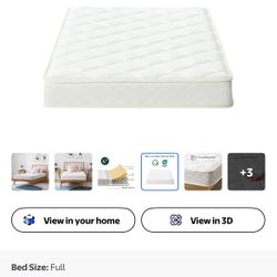 New 6" Innerspring Mattress, Full