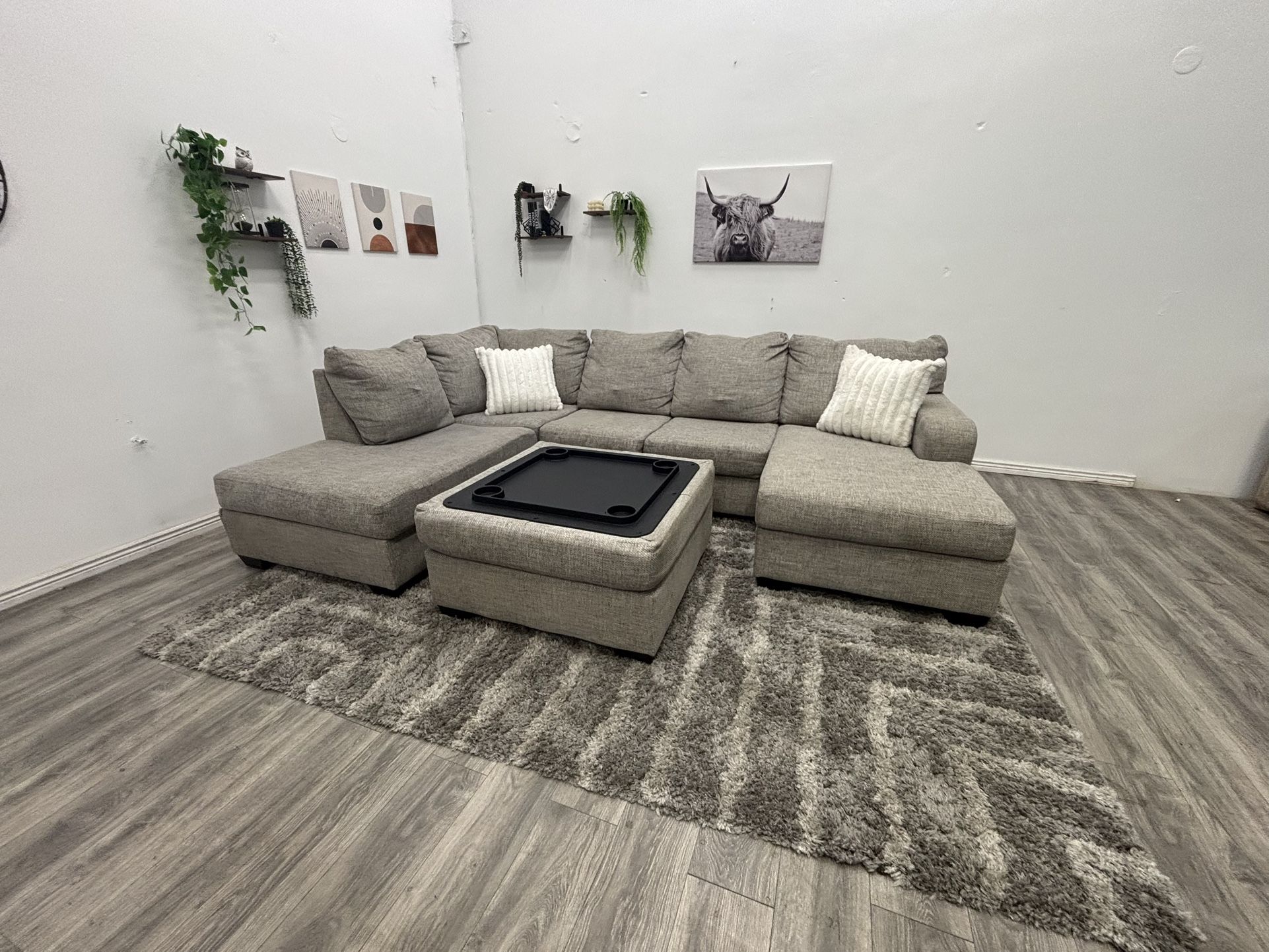 Gray Sectional Couch - Free Delivery
