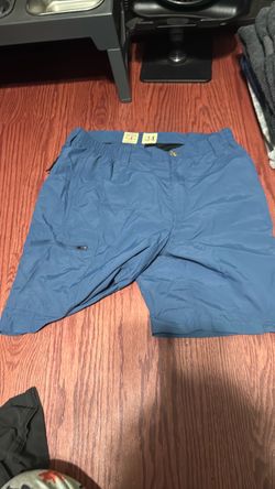 Blue shorts
