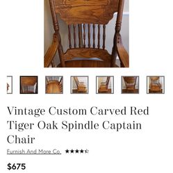 Country antique 6 Chairs With vintage 