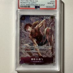 One Piece Card PSA 10