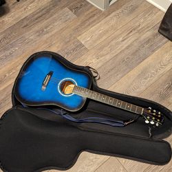Delta Acoustic Guitar With Strap And Accessories 
