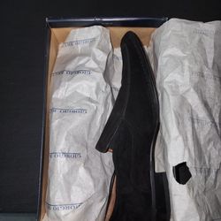 Size 11- Giorgio Brutini Suede Slip On Shoes