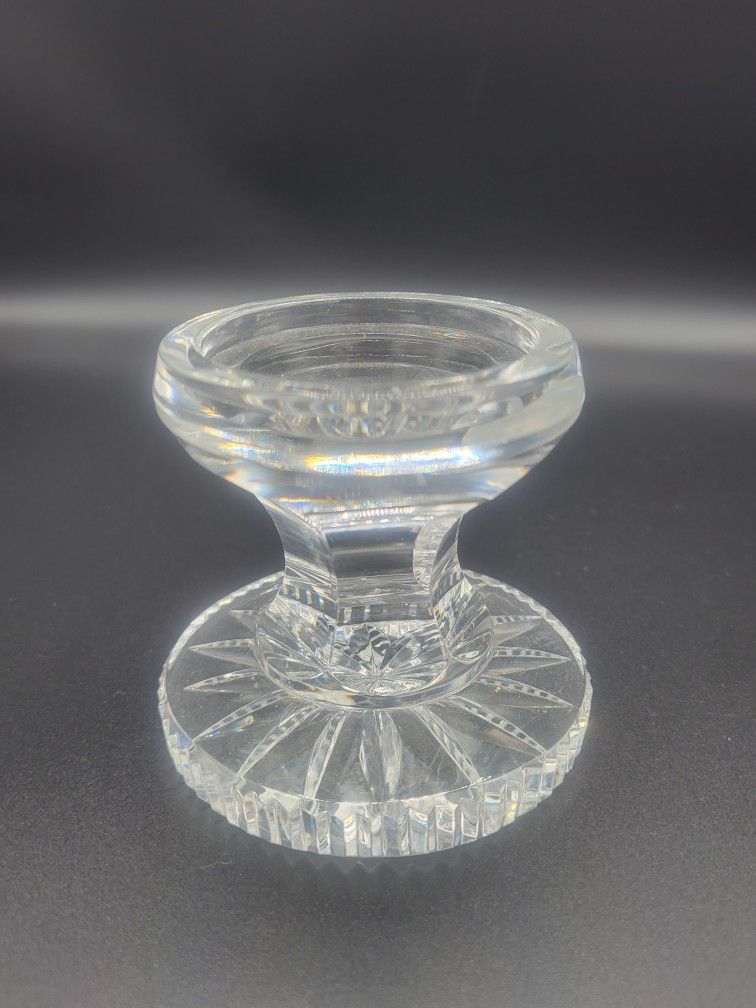 Waterford Vintage Crystal Votive And/or Small Pillar candle Holder