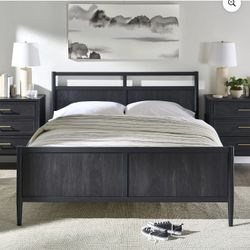 Queen Bed frame with mattress