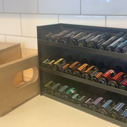 Essential Oils Countertop Storage Shelves, Locally Handmade