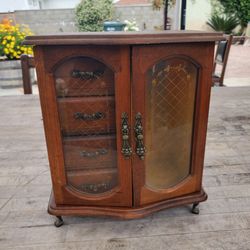 Vintage armoire jewelry box