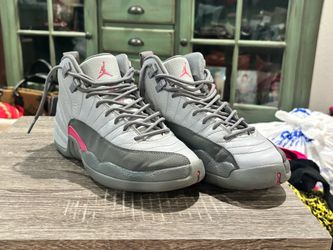 Air Jordan 12 Retro Grey Pink Sneakers