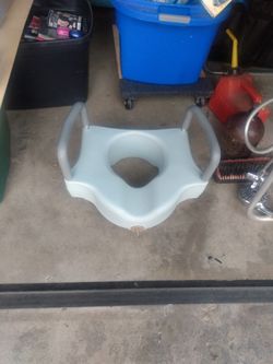 Raised Toilet Seat With Handles