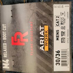 Flam Resistant Relaxed Boot Cut jeans OSHA compliant