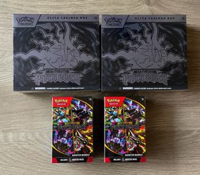Pokémon Pitch Black: x2 ETB’s x2 Booster Bundles