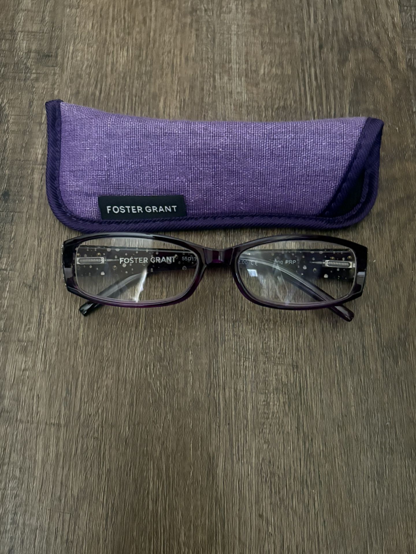 Foster Grant Women’s Purple Reading Glasses