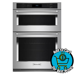 KitchenAid® 30" Combination Microwave Wall Ovens with Air Fry Mode.