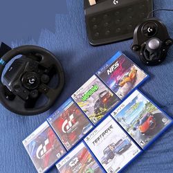 Logitech G923 Bundle For Sale! 7 Games Included!